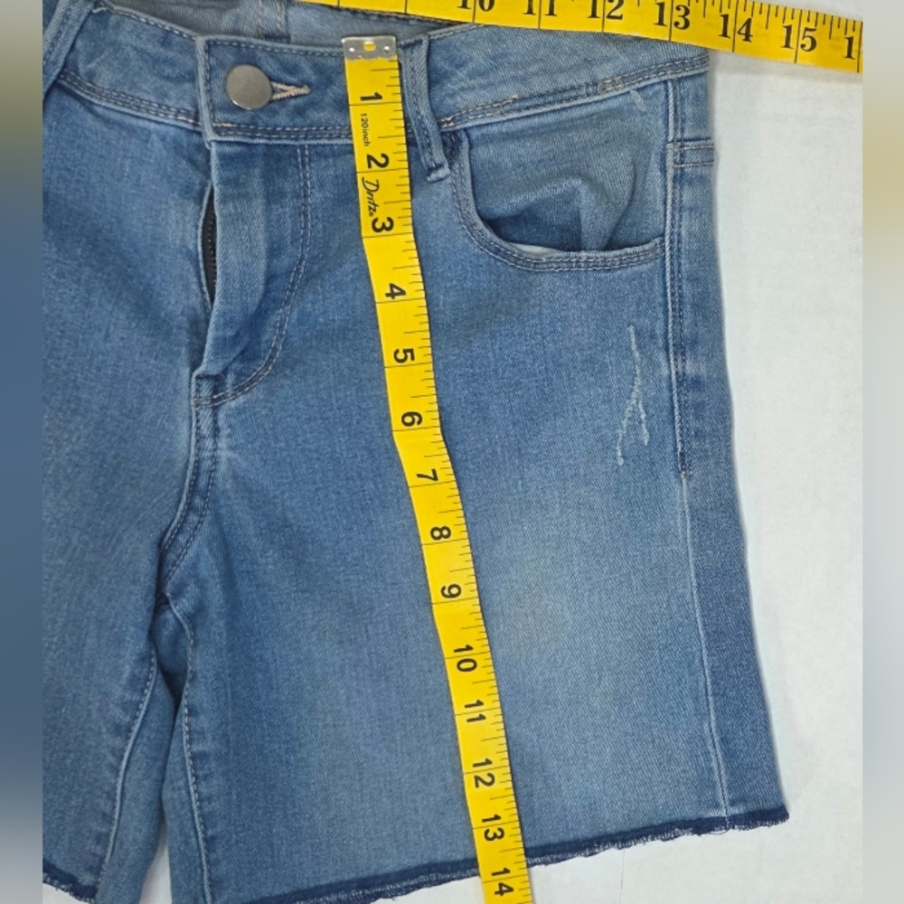 Guess Womens Cut Off Jean Shorts Size 6 Logo Y2K 90s - Picture 5 of 8